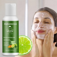 Alabasterose Facial cleansing milk Lemon Facial Cleanser - Contains Turmeric And Aloe Extract