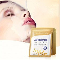 Alabasterose Facial beauty masks 10 Pack Collagen Facial Masks Each, Hypoallergenic Unscented