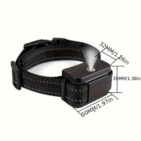 Awkenforest Anti-flea collars for pets Black Dog Citronella Anti-Bark Spray Collar