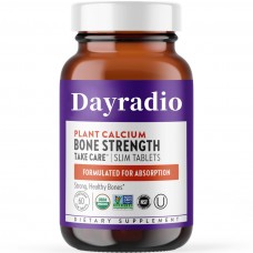 Dayradio Calcium supplements New Chapter Calcium Supplement - Bone Strength Organic Calcium with Magnesium, Vitamin D3+K2, Trace Minerals for Bone Health, Gluten Free, Easy to Swallow Slim Calcium Tablets