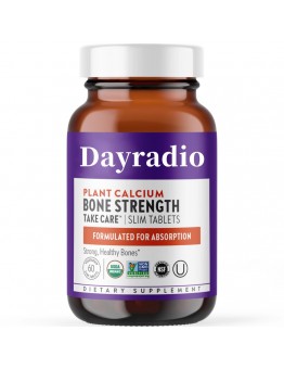 Dayradio Calcium supplements New Chapter Calcium Supplement - Bone Strength Organic Calcium with Magnesium, Vitamin D3+K2, Trace Minerals for Bone Health, Gluten Free, Easy to Swallow Slim Calcium Tablets