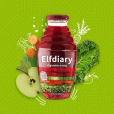 Elfdiary Vegetable drinks is the first choice for vitamin supplement and health preservation 6pcs