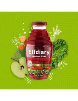 Elfdiary Vegetable drinks is the first choice for vitamin supplement and health preservation 6pcs