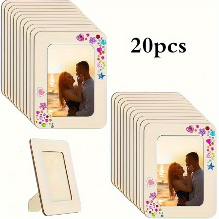 Elfhorse Picture Frames 20-Pack Horizontal Oblong Contemporary Photo Frames
