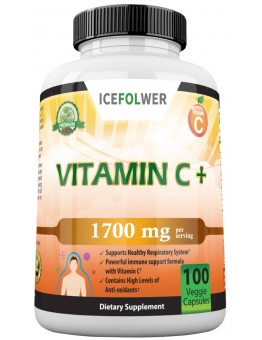 Icefolwer Vitamins NaturaLife Labs A Higher Standard Vitamin C with Vitamin D3, Zinc, Elderberry, Ginger Root - Maximum Strength Multi System Immune Support