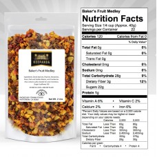 Keepanda Preserved, frozen, dried and cooked fruits and vegetables Traina Home Grown Sun Dried Baker’s Fruit Medley - Diced Peaches, Cranberries, Apricots, Pears, Nectarines, and Raisins - Non GMO, Gluten Free, Packed in Resealable Pouch