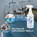 Lesfhoo Air deodorizing preparations Odor Pro - Commercial Strength Odor Eliminator - Neutralizer - Deodorizer - Smell Remover - Trigger Spray