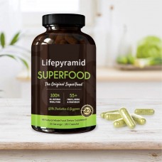 Lifepyramid Dietary supplements Original Superfood Capsules, Superfood Reds and Greens, All-Natural Whole Food Dietary Supplement, Non-GMO, Gluten Free, Vegan, No Soy