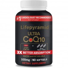 Lifepyramid Vitamins Calcium supplemenSoftgels- 3x Better Absorption, Antioxidant for Heart Health & Energy Production, Coenzyme Vitamins and Supplements