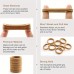 Luckshark Hair ties Women'S Coffee Color Hair Tie, Seamless Thick Hair Clip, Elastic Rubber Band, Thick And Heavy Curly Hair Without Damage 80pcs