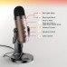 Luckwhale Microphones USB-C Condenser Microphone with Noise Reduction, Echo Cancellation, Real-time Monitor, and Voice Control - Ideal for Singing, Video Conferencing, Streaming, and Gaming