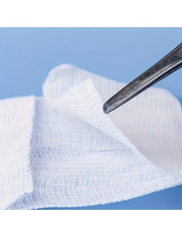 Planet Bee Aseptic cotton 100pcs 5.08x7.62 cm Disposable Gauze Pads - High Absorbency Cotton Wound Care Dressing for Home First Aid