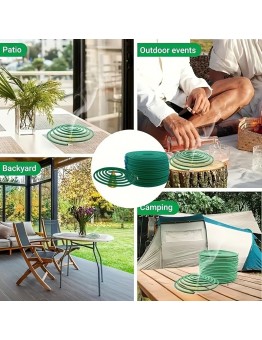 Planet Whale Insect repellent incense 30pcs Citronella Incense Coils - Natural Lemongrass Scent for Outdoor, Poolside, Patio, Porch, Deck, Camping & Hiking - Perfect for Halloween, Christmas, Easter Decor