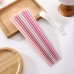 SMILECAT Chopsticks 5pairs Of Macaron Hexagon Alloy Chopsticks, Chopstick