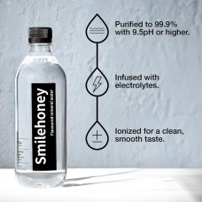 Smilehoney Flavoured mineral water is delicious, and it is necessary for daily water for fitness and thirst quenching 24pcs