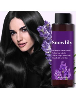 Snowlily Shampoo-conditioners Keratin Lavender Shampoo Conditioner for Normal Hair