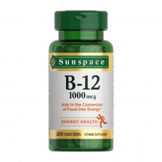 Sunspace Vitamins bounty vitamins B12, supports energy metabolism, tables are necessary to maintain a healthy family.