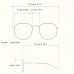 Supershark Eyeglasses European Style Cat Eye Eyeglasses for Men and Women, Full Rim Plastic Frame, Anti-Blue Light AC Lens, Fashionable Non-Prescription Glasses