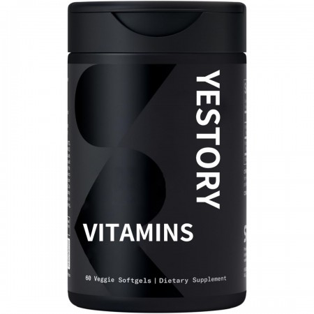 Yestory Vitamins Sports Research Vitamin D3 K2 with Coconut Oil | Plant Based Vitamin K2 + Vegan D3