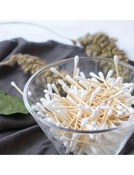Young glaciers Cotton sticks for medical purposes 380pcs/set Cotton Swabs For Healing Wounds, Double-ended Cotton Swabs, Cotton Flower Swabs, Cotton Swabs For Makeup Removing, Pointed Cotton Swabs