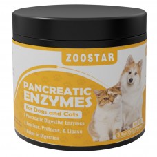 Zoostar Enzyme preparations for veterinary purposes Kilab Pancreatic Enzymes for Dogs Pancreatin for Dogs and Cats - Pancreatic Enzyme Digestive enzymes - Designed for Pets