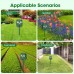 Powerspace Dog repellents Animal Repeller, Electronics Raccoon Repellent Ultrasonic, Waterproof Motion Detection Solar Animal Repellent Ultrasonic Outdoor for Dogs Fox Rabbit Squirrels Coyote Cat Deterrent
