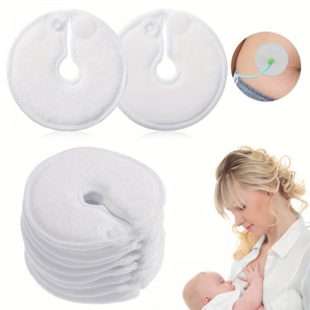 Royal forest Breast-nursing pads 20pcs G-Tube Pad Holder, Reusable Breast Pads For Breastfeeding, Super Absorbent Breast Pads,Nipple Pads For Breastfeeding Nursing Pads For Breastfeeding