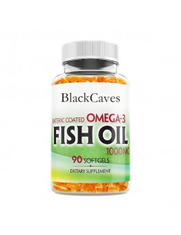 BlackCaves Edible fish oils for medical purposescapsules GMPVITAS Fish Oil Softgels