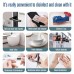 Girland Disinfectants Alcohol Disinfectant 50pcs 75% Alcohol Preppad Wet Wipes, Universal Sanitation Non-Woven Disinfectant Towlets, Portable Cleaning Pads for Travel
