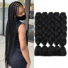 Airfairy Braids Jumbo Braiding Hair Extensions - Synthetic Fiber 5pcs