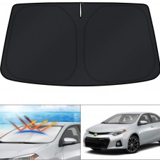 Green orange Automotive windshield shade screens  Reflective Foldable Titanium Silvery Car Sunshade - Front Windshield Sun Protector