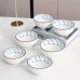 Aerial baby Bowls ceramic bowl set of 6 style tableware rice bowl noodle for family meals 6pcs