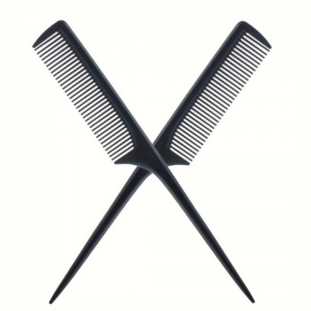 Aerial baby Combs 2pcs/Set Hair Styling Comb, Plastic Anti-Static Heat Resistant Tail Comb for All Hair Types