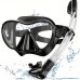Mojo acorn Swim goggles Large Frame Swim Goggles with Snorkel - Fit for Diving, Snorkeling