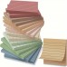 Whitehare Stationery Vintage Style 7.62x7.62 cm Lined Self-Stick Notes, 24 Pads, 720 Sheets High
