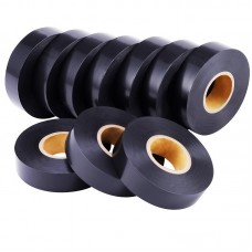 USTAR Electrical tape PVC Electrical Tape, Waterproof, Flame Retardant, High Temperature 5pcs 