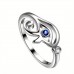 Onlyqueen Jewelry rings Elegant 925 Sterling Silvery 0.5 Carat Moissanite Couple Ring