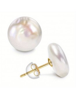 Vowsea Ear studs Timeless, Elegant Freshwater Pearl Stud Earrings for Women 2pcs