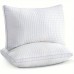 Zonelucky Pillows Quality Pillows Cotton Hotel Adjustable Home Pillows Down Alternative 2pcs