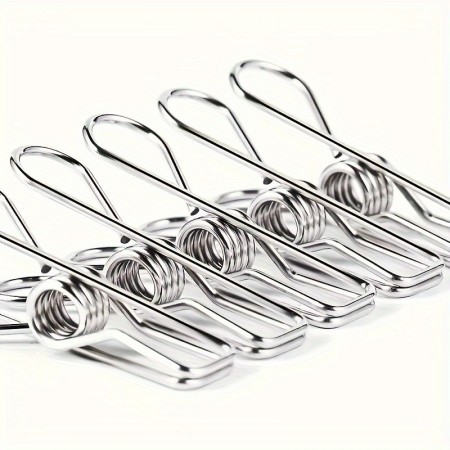 Blackzebra Clothes pins 20pcs Stainless Durable Multi-Purpose Metal Wire Utility