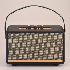 East whale Personal stereos Vintage Leatherette Portable Wireless Speaker, Stereo Dual Speakers