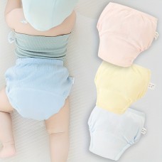 Babyouth Babies' nappy-pants 4pcs Soft & Breathable Pants - Washable, Reusable & Absorbent for Potty Training - Perfect Gift for Holidays