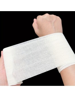Nutrition train Surgical bandages Bandage Roll is Strong and Durable, Wound Dressing and Fixing Auxiliary Material, Gauze Block, Pressure Bandage, De-greased Mesh Bandage