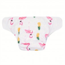 Wondermoon Baby diapers 9-Pack Adjustable Cloth Diapers with Storage Bag, Reusable 3-Layer Polyester Baby Diapers, Washable Waterproof Microfiber Inserts for 3-15kg - Ideal for Holidays and Gifts
