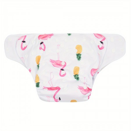 Wondermoon Baby diapers 9-Pack Adjustable Cloth Diapers with Storage Bag, Reusable 3-Layer Polyester Baby Diapers, Washable Waterproof Microfiber Inserts for 3-15kg - Ideal for Holidays and Gifts