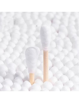 isLandear Cotton sticks for medical purposes 100-Pack Natural Cotton Swabs - Double-Tipped, Multipurpose, Unscented for Beauty, Care & Personal Hygiene