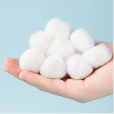 Forevertime Aseptic cotton 50-Pack Pure Balls Non-Sterile, Absorbent, for First Aid, Cleaning, Makeup Removal, and Daily Wound Care