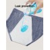 Forevertime Menstrual underwear 3pcs Women's Mid-high Waist Physiological Panties, Cases Of Holiday Leak-proof Breathable Triangle Panties