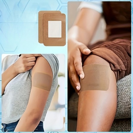 isLandear Medical plasters 20pcs Premium Elastic Protection for Sports & Medical Use, Skin Tone Color, Hypoallergenic and Latex-Free