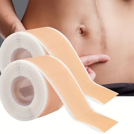 Groworld Adhesive tapes for medical purposes Breathable Self-Adhesive Rubber Tape for Medical and Sports Use, Skin-Friendly Comfortable 2pcs